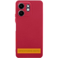 Чохол TPU GETMAN Liquid Silk Full Camera для Motorola Moto G55 5G Червоний / Dark Red