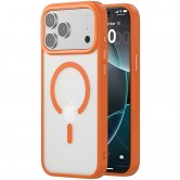 Чехол для iPhone 18 Pro Max / 17 Pro Max Ummi Colorful with MagSafe, TPU и поликарбонат, оранжевый
