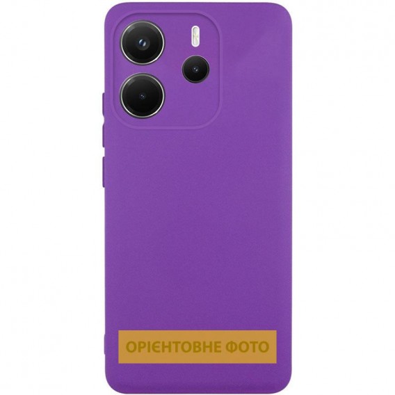 Чохол Silicone Cover Ummi Lakshmi Full Camera (AA) для Xiaomi Redmi Note 14 Pro 4G/5G Фіолетовий / Purple