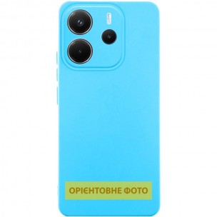 Чохол Silicone Cover Ummi Lakshmi Full Camera (AA) для Xiaomi Redmi Note 14 Pro 4G/5G Блакитний / Sky Blue