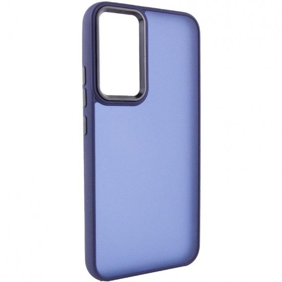 Чехол TPU+PC Lyon Frosted для Samsung Galaxy S25 Ultra Navy Blue