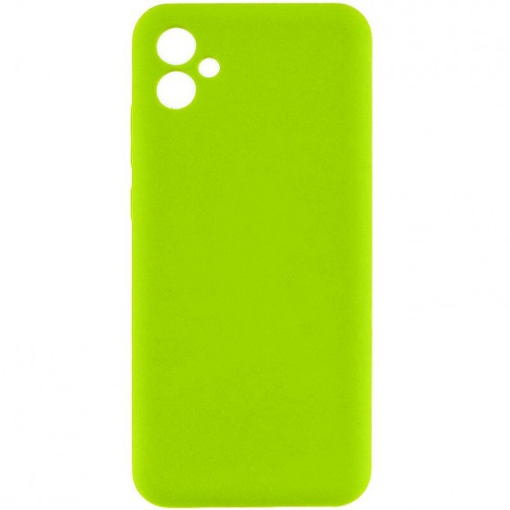 Чохол Silicone Cover Ummi Lakshmi Full Camera (AA) для Samsung Galaxy A06 Салатовий / Neon Green