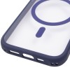 Чехол TPU+PC GETMAN Moon Clear with MagSafe для Apple iPhone 12 Pro Max / 13 Pro Max (6.7 дюйма) Blue