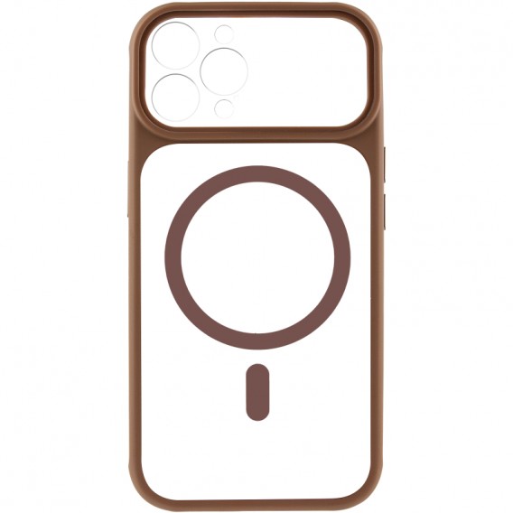 Чехол TPU+PC GETMAN Moon Clear with MagSafe для Apple iPhone 12 Pro Max / 13 Pro Max (6.7 дюйма) Brown