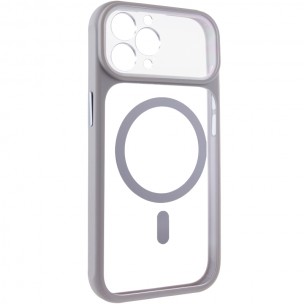 Чехол TPU+PC GETMAN Moon Clear with MagSafe для Apple iPhone 12 Pro Max / 13 Pro Max (6.7 дюйма) Grey