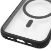Чохол TPU+PC GETMAN Moon Clear with MagSafe для Apple iPhone 17 (6.3") Black