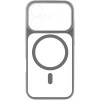 Чохол TPU+PC GETMAN Moon Clear with MagSafe для Apple iPhone 17 (6.3") Grey