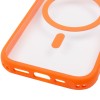 Чохол TPU+PC GETMAN Moon Clear with MagSafe для Apple iPhone 17 (6.3") Orange