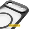 Чохол TPU+PC GETMAN Moon Clear with MagSafe для Apple iPhone 17 Air (6.5") Black