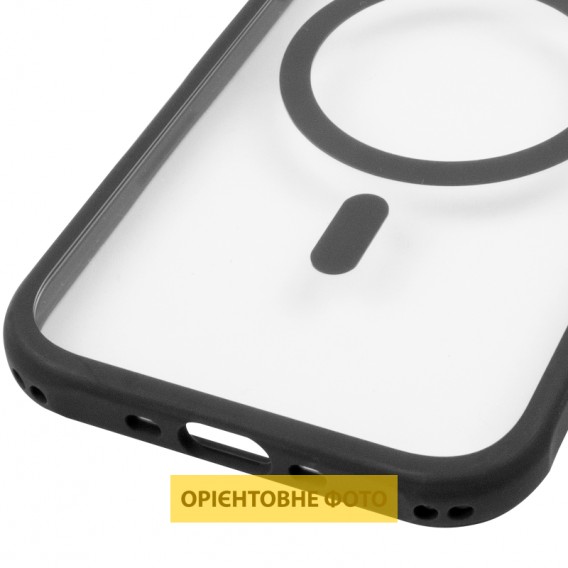 Чохол TPU+PC GETMAN Moon Clear with MagSafe для Apple iPhone 17 Air (6.5") Black