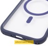 Чохол TPU+PC GETMAN Moon Clear with MagSafe для Apple iPhone 17 Air (6.5") Blue