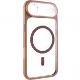 Чехол TPU+PC GETMAN Moon Clear with MagSafe для Apple iPhone 17 Air (6.5 дюйма) Brown