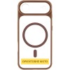 Чохол TPU+PC GETMAN Moon Clear with MagSafe для Apple iPhone 17 Air (6.5") Brown