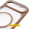 Чохол TPU+PC GETMAN Moon Clear with MagSafe для Apple iPhone 17 Air (6.5") Brown