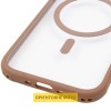 Чохол TPU+PC GETMAN Moon Clear with MagSafe для Apple iPhone 17 Air (6.5") Brown