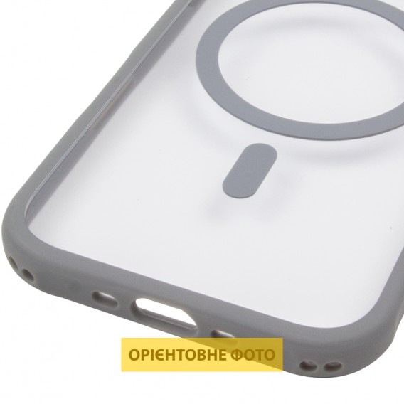 Чохол TPU+PC GETMAN Moon Clear with MagSafe для Apple iPhone 17 Air (6.5") Grey