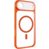Чехол TPU+PC GETMAN Moon Clear with MagSafe для Apple iPhone 17 Air (6.5 дюйма) Orange