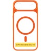 Чохол TPU+PC GETMAN Moon Clear with MagSafe для Apple iPhone 17 Air (6.5") Orange
