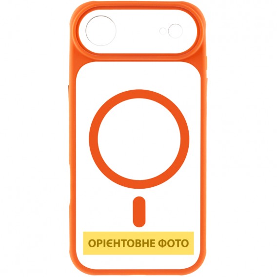 Чохол TPU+PC GETMAN Moon Clear with MagSafe для Apple iPhone 17 Air (6.5") Orange