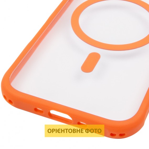 Чохол TPU+PC GETMAN Moon Clear with MagSafe для Apple iPhone 17 Air (6.5") Orange