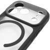 Чохол TPU+PC GETMAN Moon Clear with MagSafe для Apple iPhone 17 Pro Max (6.9") Black