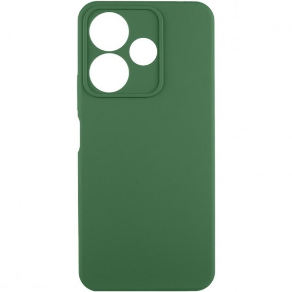 Чехол Silicone Cover Ummi Lakshmi Full Camera (AA) для Xiaomi Redmi 13 4G / Poco M6 4G Зеленый / Dark green
