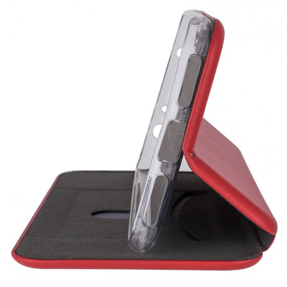 Шкіряний чохол-книжка Classy для Xiaomi Redmi Note 8 / Note 8 2021 Червоний