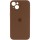 Чохол Silicone Case Full Camera Protective (AA) для Apple iPhone 14 (6.1") Коричневий / Brown