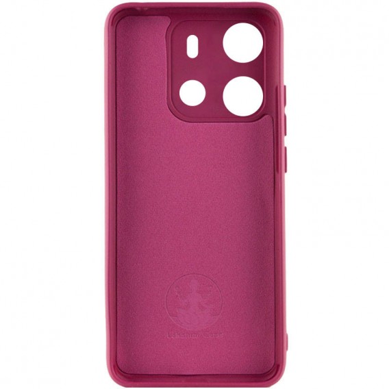 Чехол Silicone Cover Lakshmi Full Camera (A) для Tecno Spark Go 2023 Бордовый / Marsala