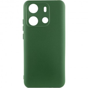Чехол Silicone Cover Lakshmi Full Camera (A) для Tecno Spark Go 2023 Зеленый / Dark green
