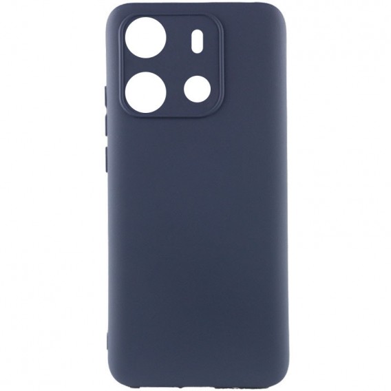 Чохол Silicone Cover Lakshmi Full Camera (A) для Tecno Spark Go 2023 Синій / Midnight Blue