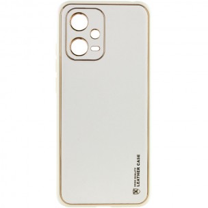 Кожаный чехол Xshield для Xiaomi Poco X5 5G / Redmi Note 12 5G Белый / White