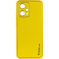 Шкіряний чохол Xshield для Xiaomi Poco X5 5G / Redmi Note 12 5G Жовтий / Yellow