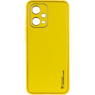 Кожаный чехол Xshield для Xiaomi Poco X5 5G / Redmi Note 12 5G Желтый / Yellow Кожаный чехол Xshield для Xiaomi Poco X5 5G / Redmi Note 12 5G Желтый / Yellow