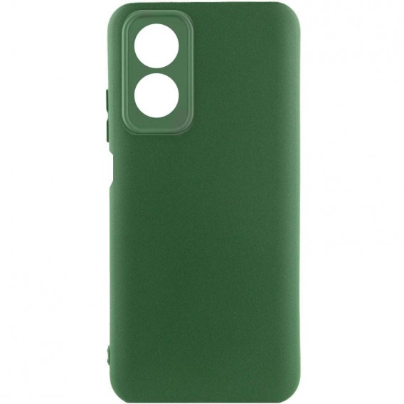 Чехол Silicone Cover Lakshmi Full Camera (A) для Oppo A17 Зеленый / Dark green