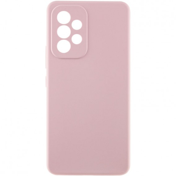 Чохол Silicone Cover Lakshmi Full Camera (AAA) для Samsung Galaxy A33 5G Рожевий / Pink Sand