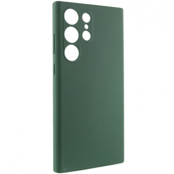 Чохол Silicone Cover Lakshmi Full Camera (AAA) для Samsung Galaxy S23 Ultra Зелений / Cyprus Green