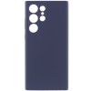Чохол Silicone Cover Lakshmi Full Camera (AAA) для Samsung Galaxy S23 Ultra Темно-синій / Midnight blue