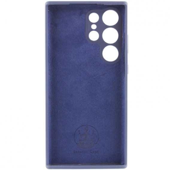 Чохол Silicone Cover Lakshmi Full Camera (AAA) для Samsung Galaxy S23 Ultra Темно-синій / Midnight blue