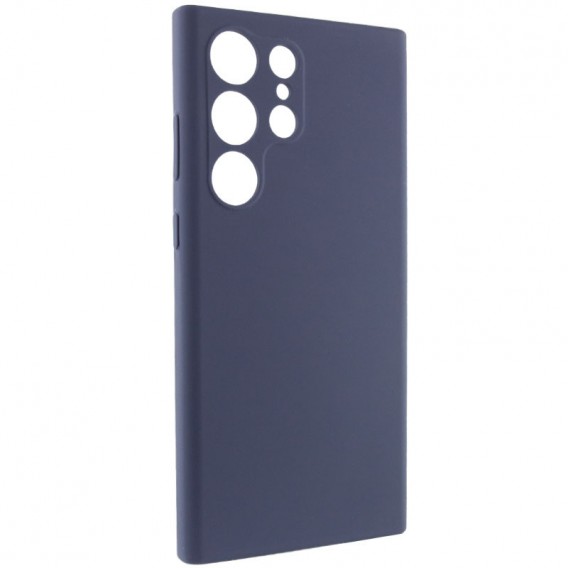 Чохол Silicone Cover Lakshmi Full Camera (AAA) для Samsung Galaxy S23 Ultra Темно-синій / Midnight blue