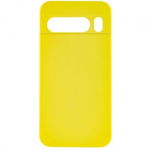 Чехол Silicone Cover Lakshmi Full Camera (AAA) для Google Pixel 8 Pro Желтый / Yellow