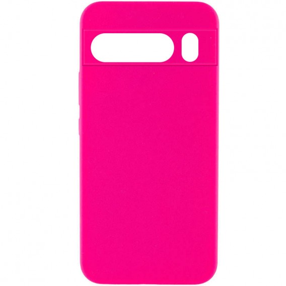 Чехол Silicone Cover Lakshmi Full Camera (AAA) для Google Pixel 8 Pro Розовый / Barbie pink