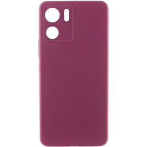Чехол Silicone Cover Lakshmi Full Camera (AAA) для Motorola Edge 40 Бордовый / Plum
