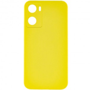 Чехол Silicone Cover Lakshmi Full Camera (AAA) для Oppo A57s / A77s Желтый / Yellow