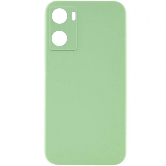 Чехол Silicone Cover Lakshmi Full Camera (AAA) для Oppo A57s / A77s Мятный / Mint