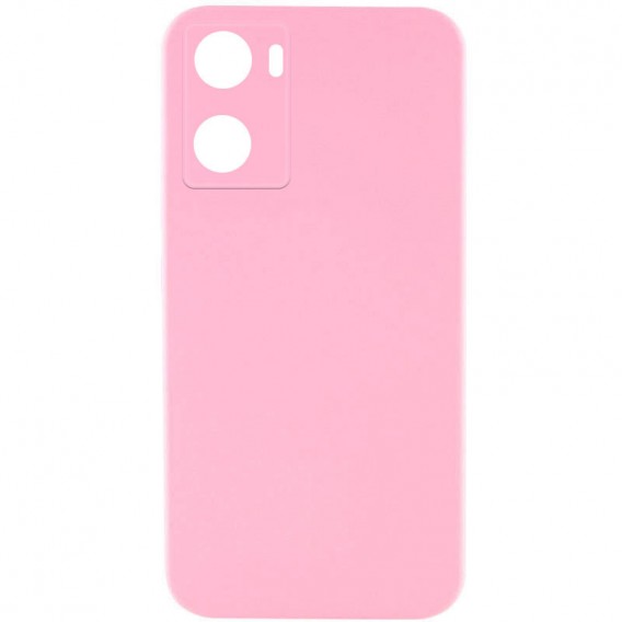 Чехол Silicone Cover Lakshmi Full Camera (AAA) для Oppo A57s / A77s Розовый / Light pink