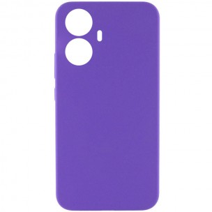 Чохол Silicone Cover Lakshmi Full Camera (AAA) для Realme 10 Pro+ Фіолетовий / Amethyst