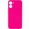 Чохол Silicone Cover Lakshmi Full Camera (AAA) для Realme C33 Рожевий / Barbie pink