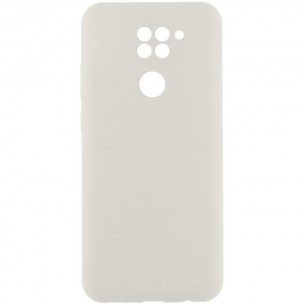 Чохол Silicone Cover Lakshmi Full Camera (AAA) для Xiaomi Redmi Note 9 / Redmi 10X Білий / White