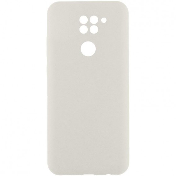 Чохол Silicone Cover Lakshmi Full Camera (AAA) для Xiaomi Redmi Note 9 / Redmi 10X Білий / White